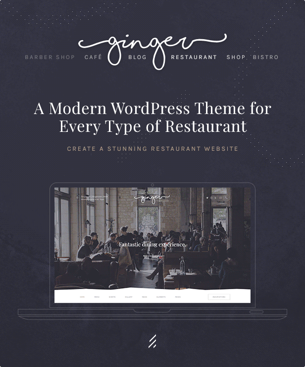A Modern WordPress Theme for Every Type of Restaurant